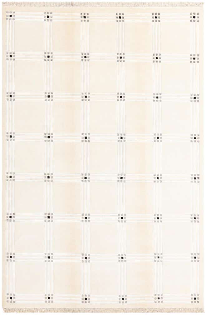 6' 7 x 9' 9 Hand Knotted Darya Wool Rug