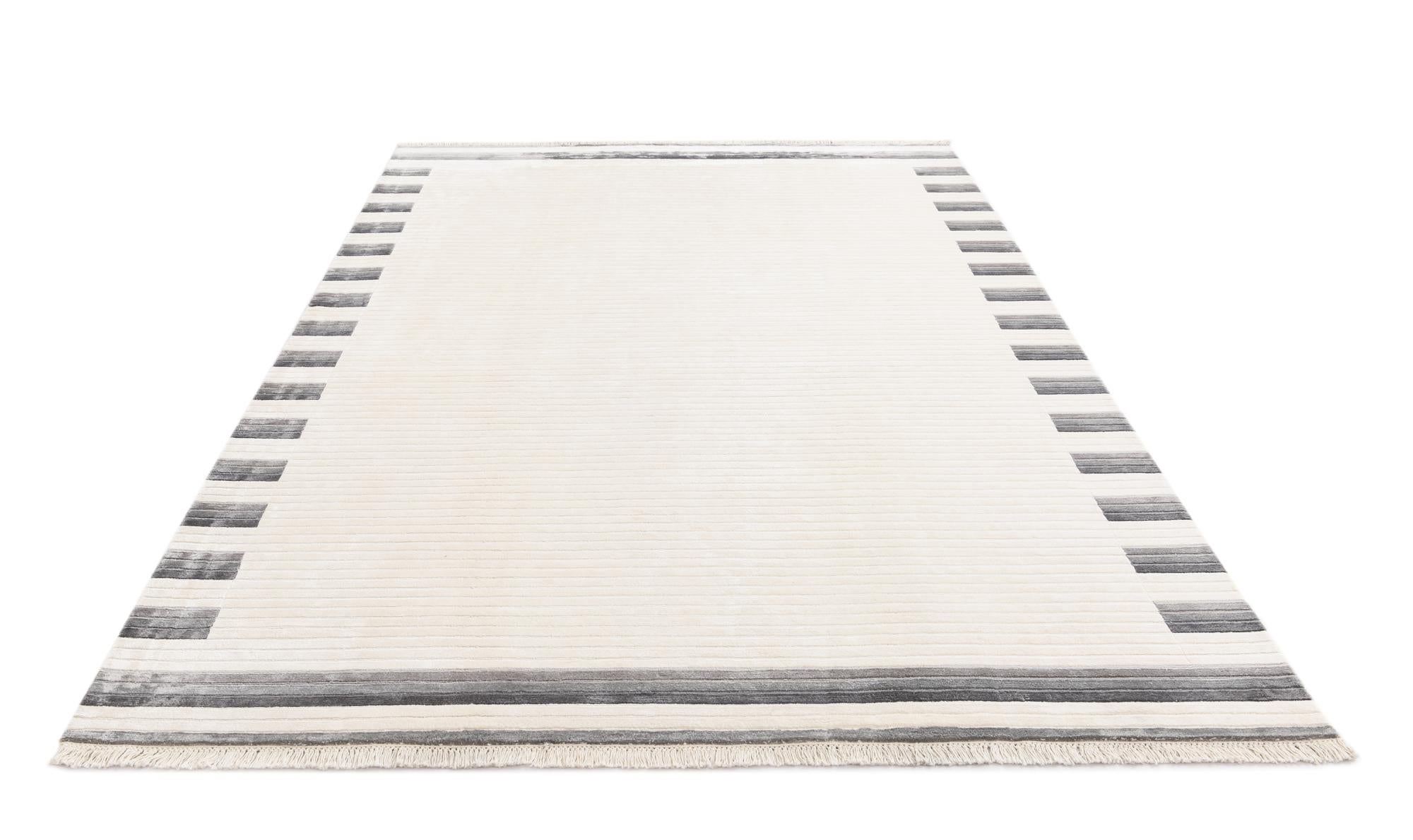 6' 6 x 9' 9 Hand Knotted Darya Wool Rug