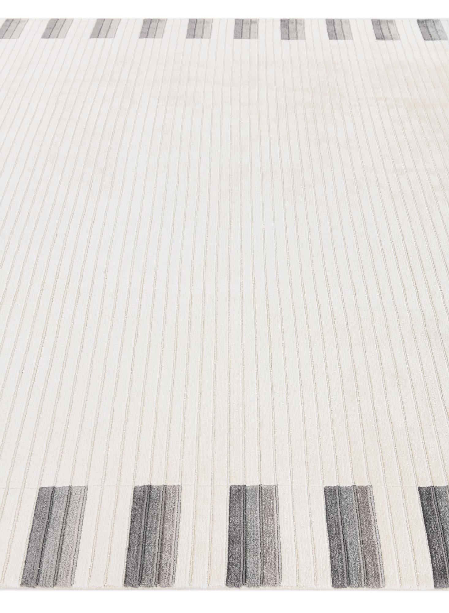 6' 6 x 9' 9 Hand Knotted Darya Wool Rug