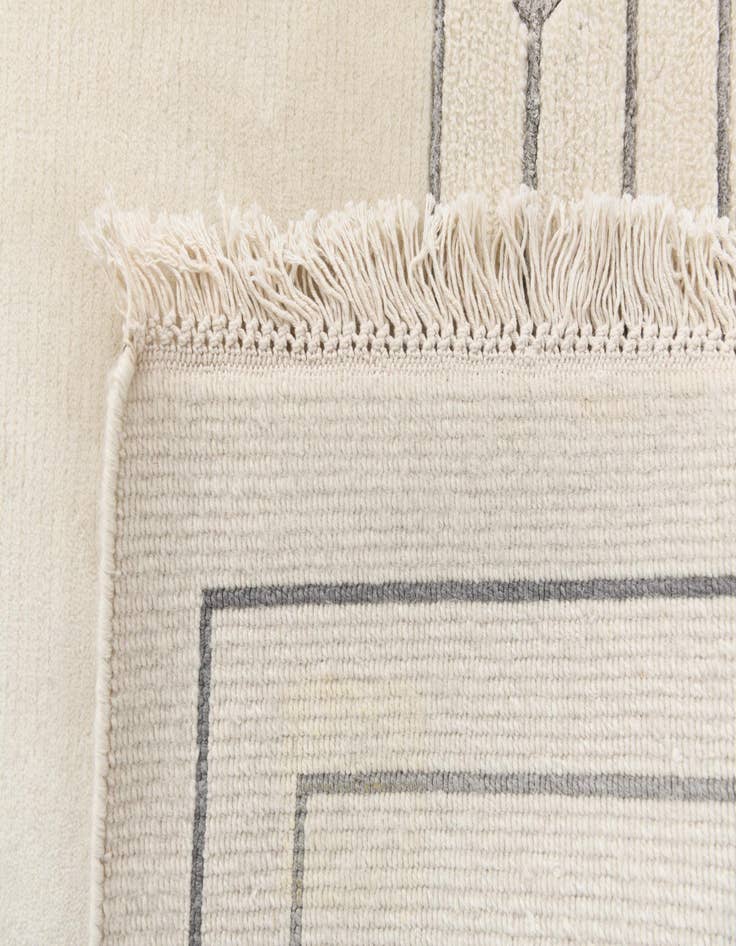 Detail image of 6' 10 x 9' 7  Hand Knotted Darya Wool Rug