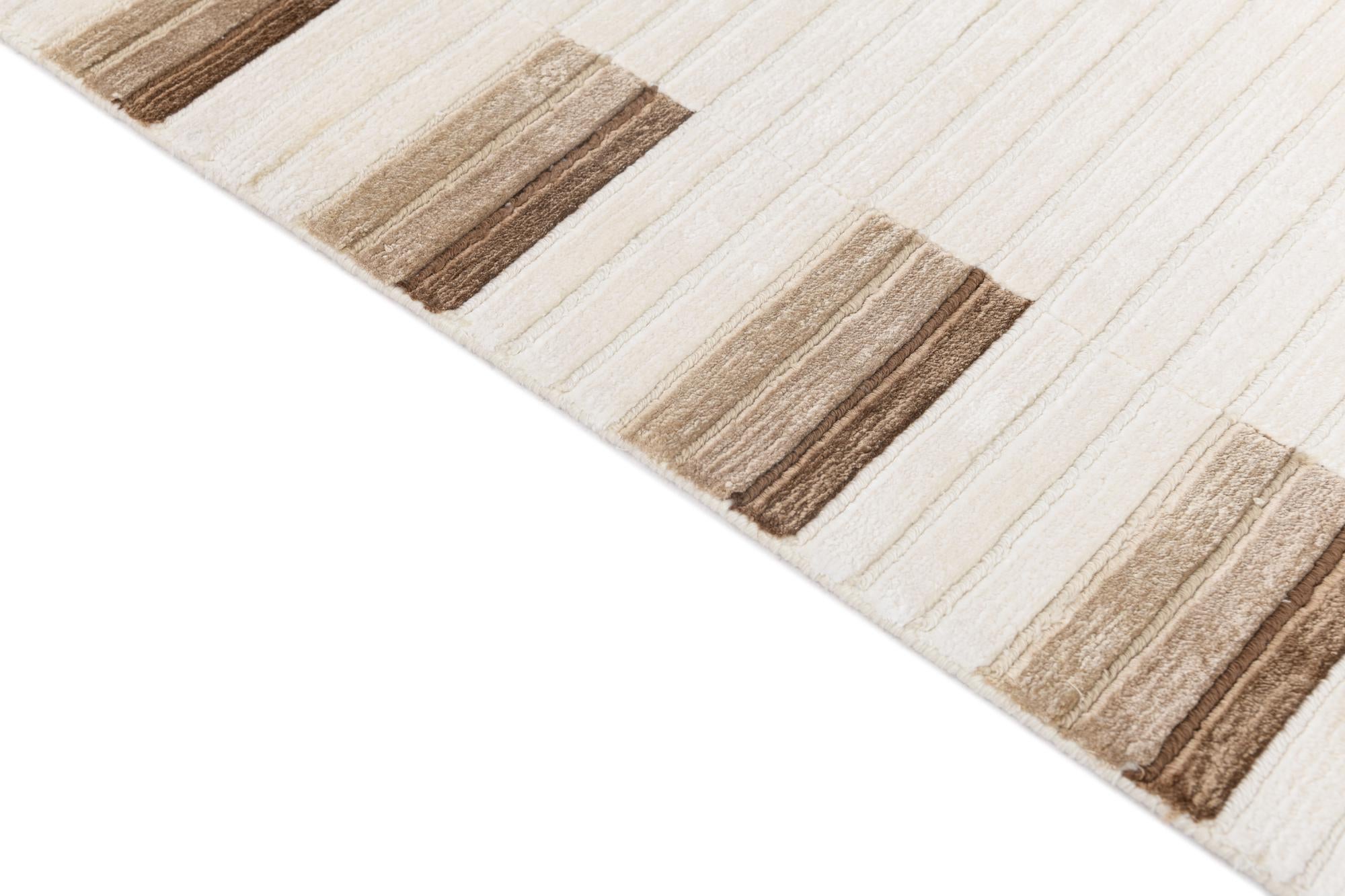 6' 7 x 9' 7 Hand Knotted Darya Wool Rug