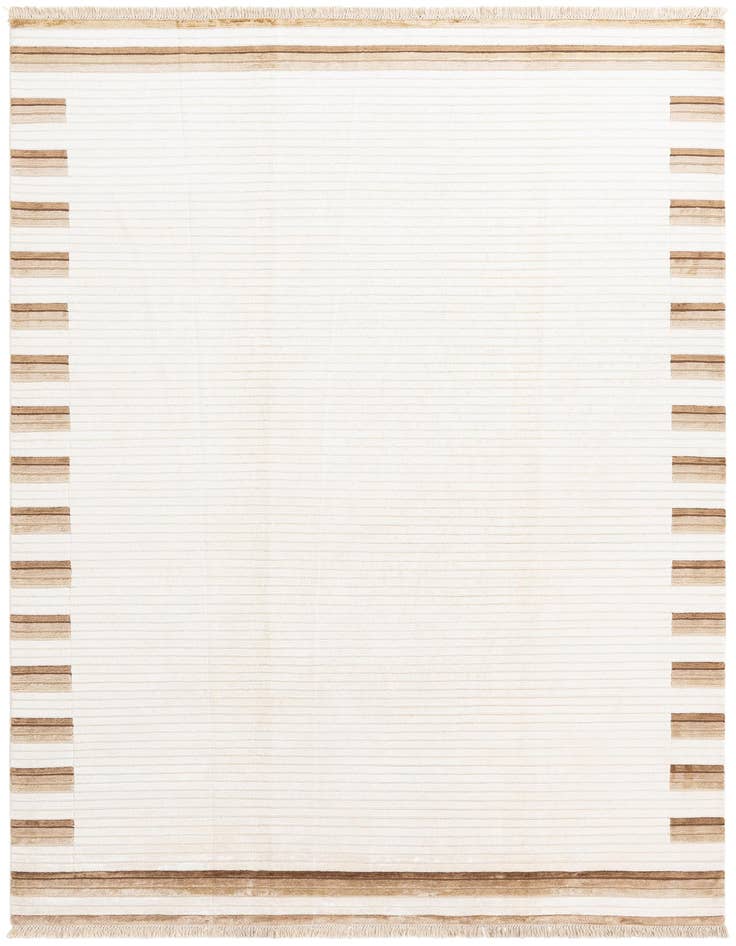 Detail image of 6' 7 x 9' 7 Hand Knotted Darya Wool Rug