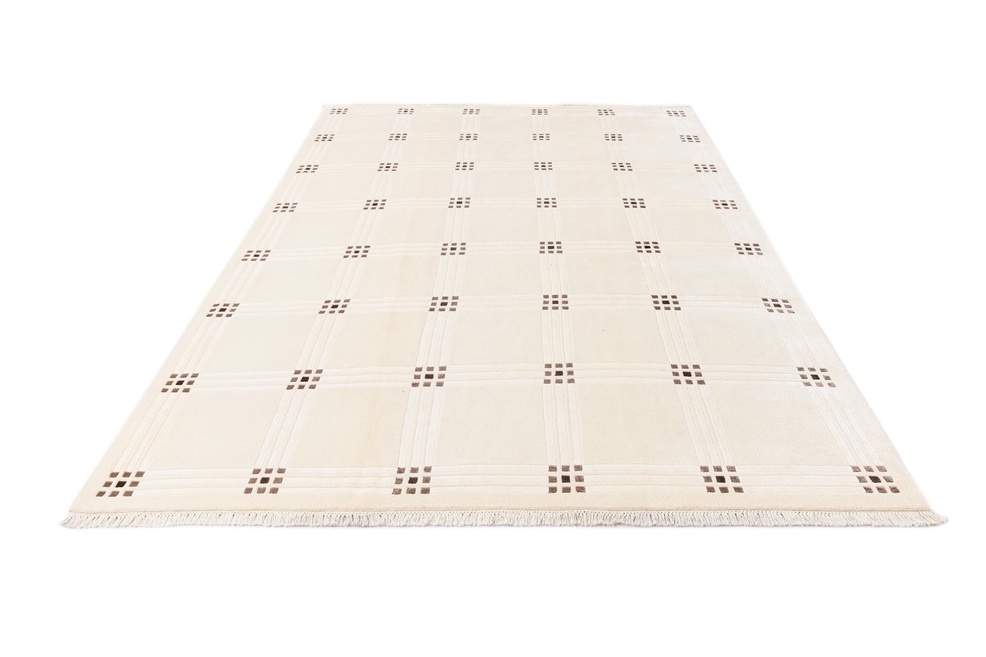 6' 7 x 9' 11 Hand Knotted Darya Wool Rug
