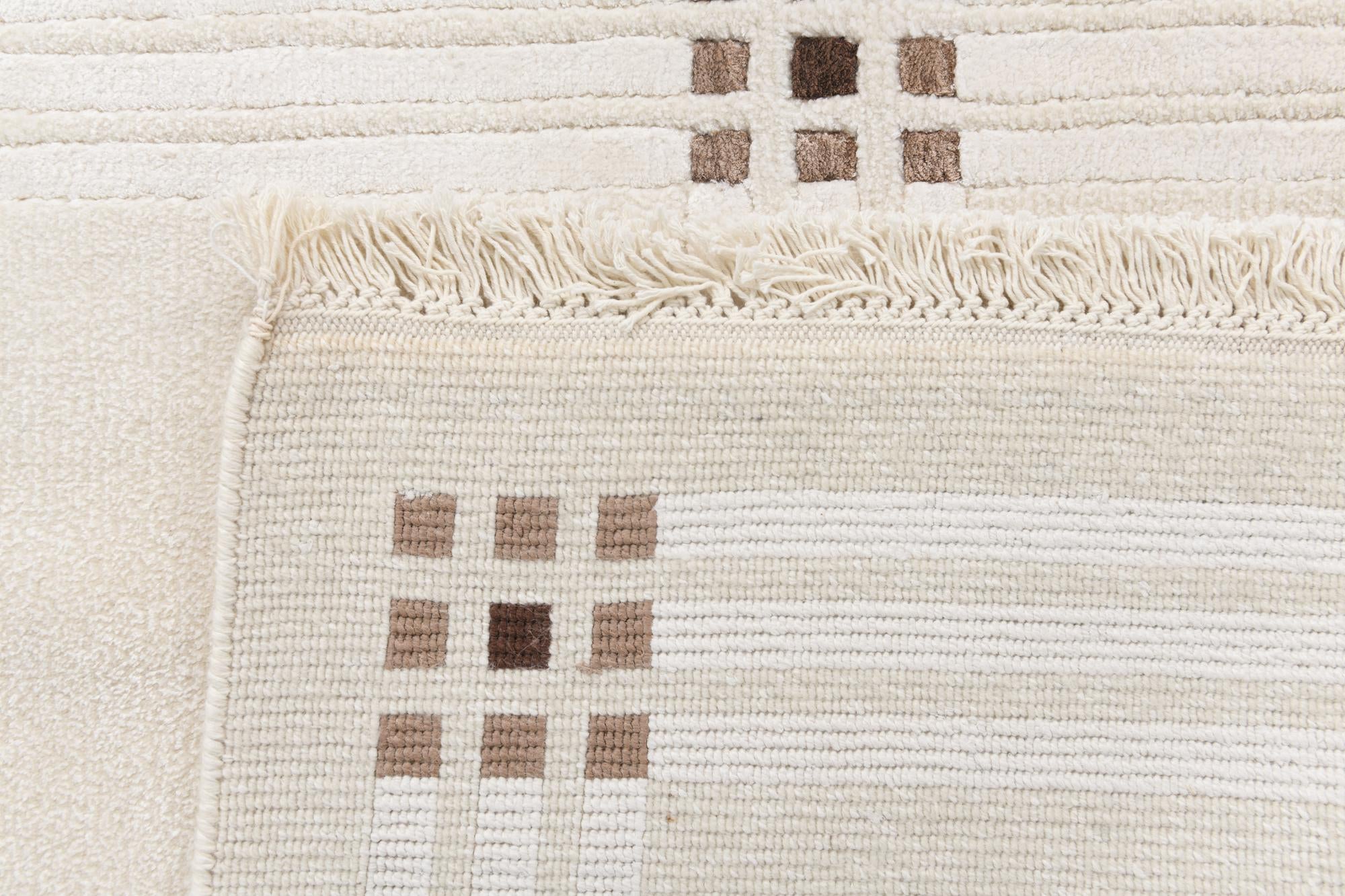 6' 7 x 9' 11 Hand Knotted Darya Wool Rug