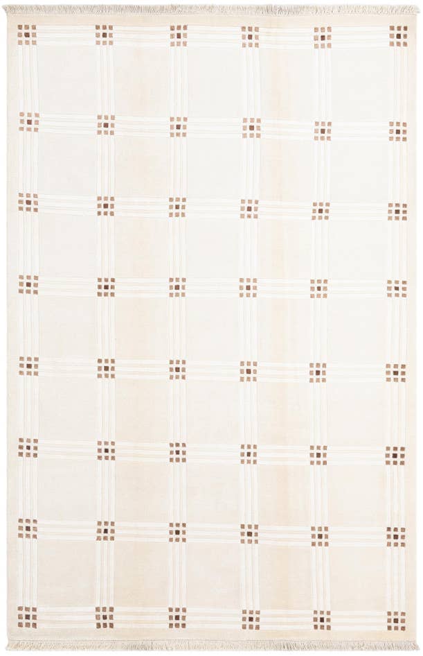 Detail image of 6' 7 x 9' 11 Hand Knotted Darya Wool Rug