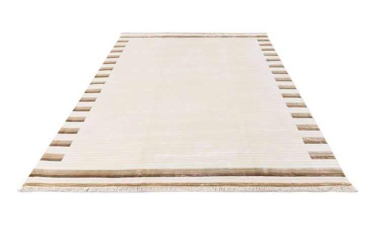 6' 6 x 9' 9 Hand Knotted Darya Wool Rug