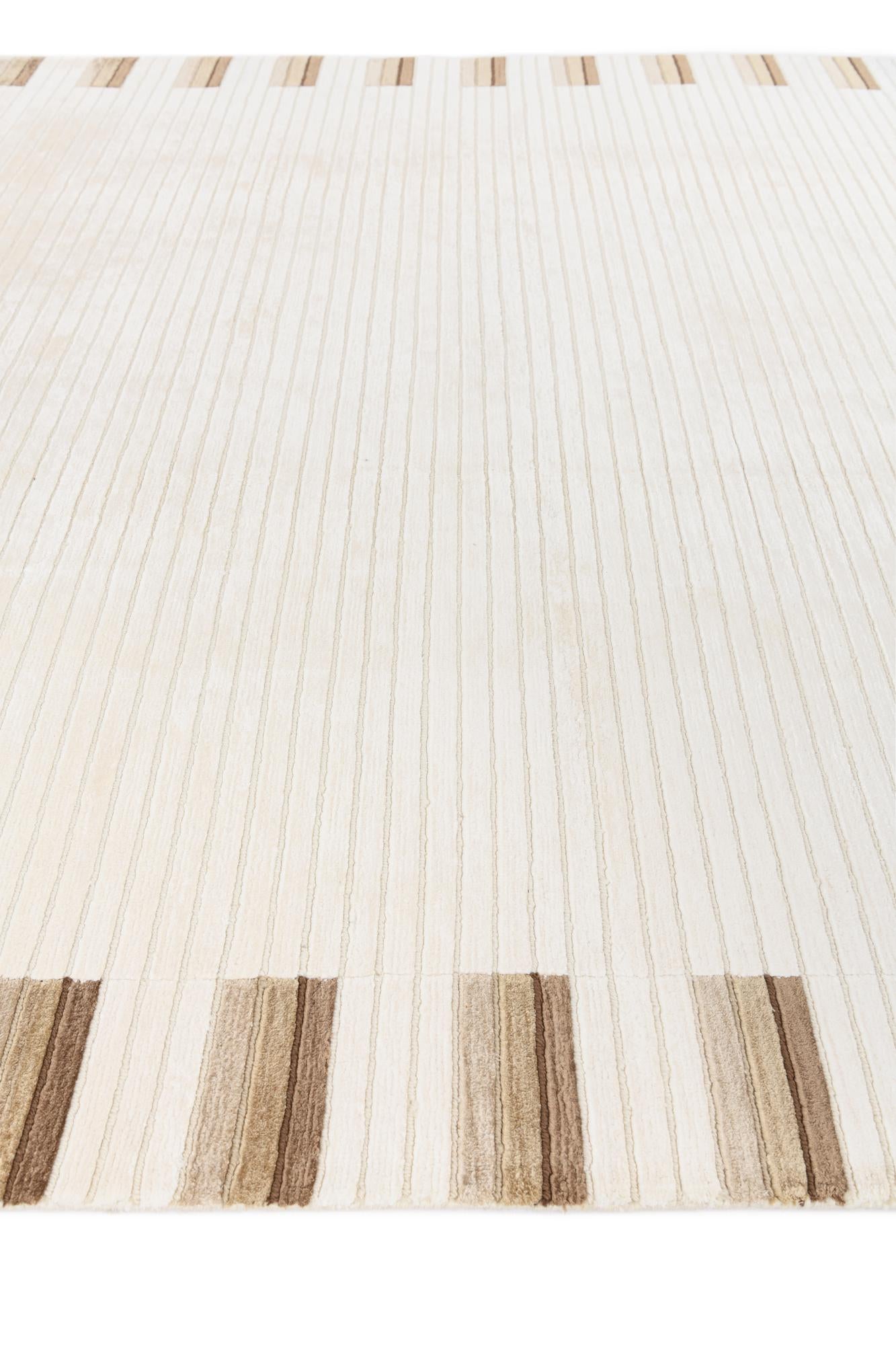 6' 6 x 9' 9 Hand Knotted Darya Wool Rug