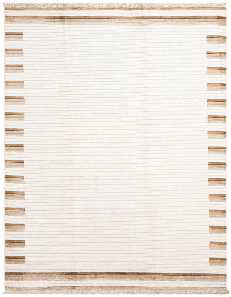 Detail image of 6' 6 x 9' 9 Hand Knotted Darya Wool Rug