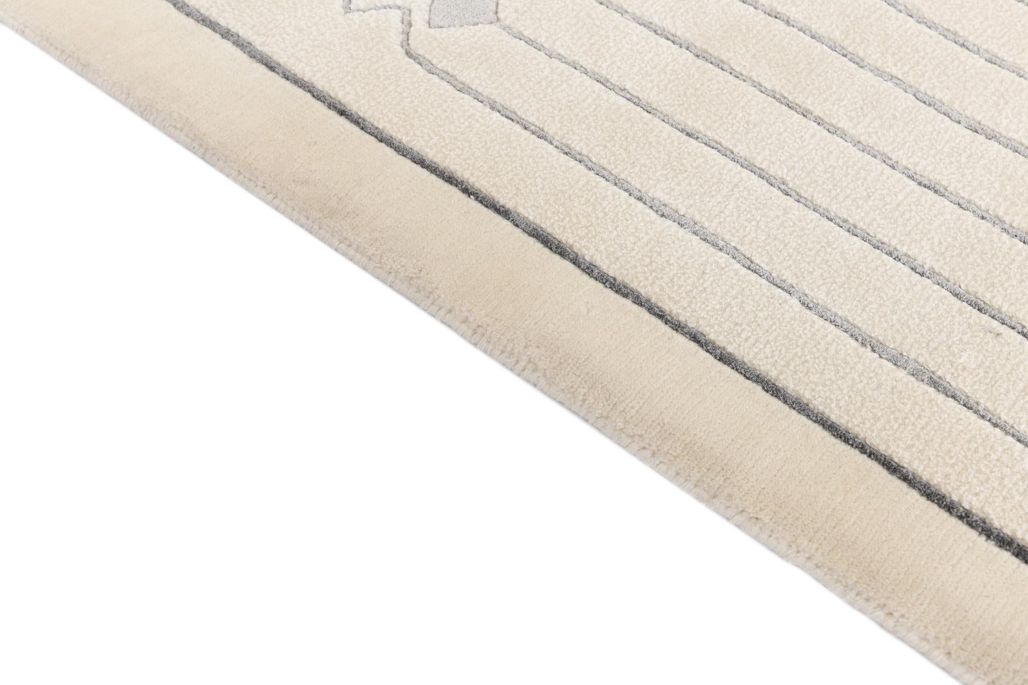 6' 8 x 10' Hand Knotted Darya Wool Rug