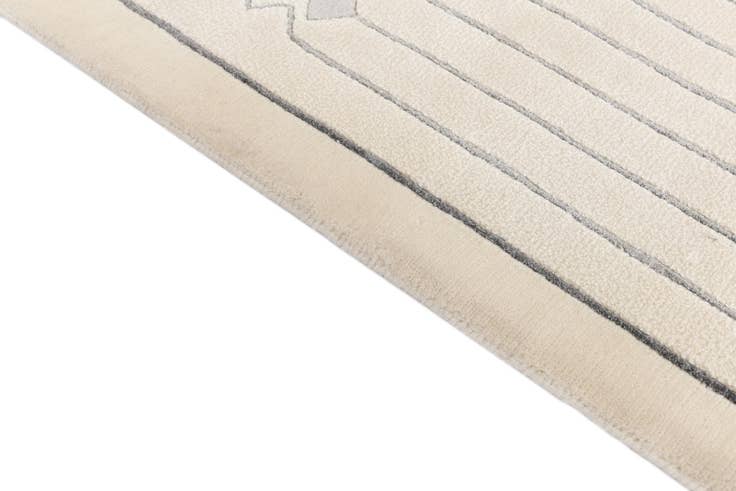 Detail image of 6' 8 x 10' Hand Knotted Darya Wool Rug