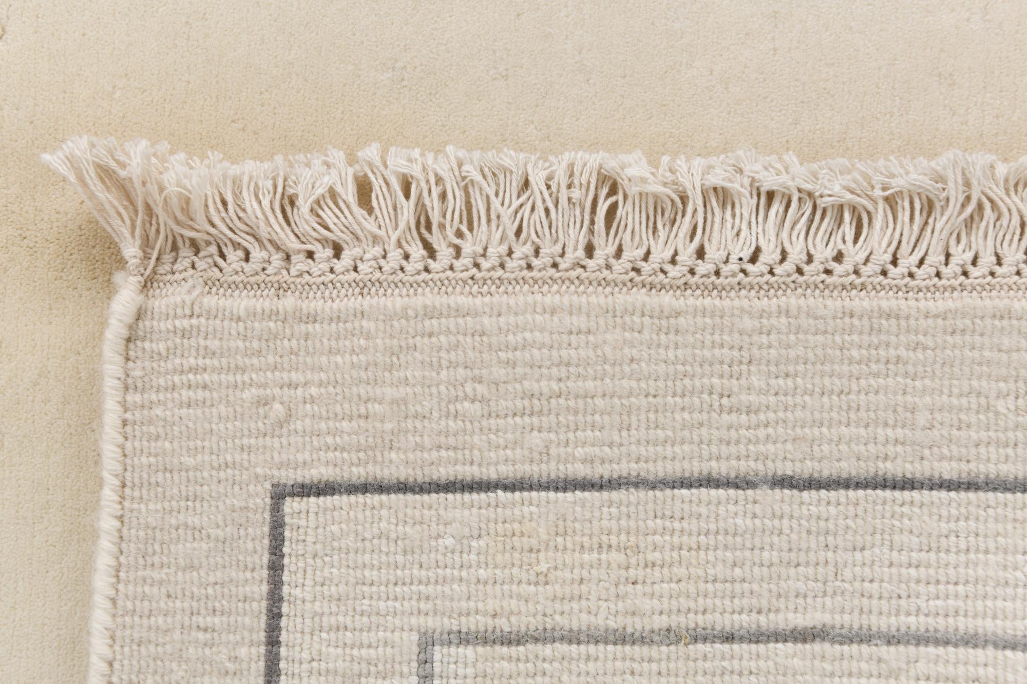 6' 8 x 10' Hand Knotted Darya Wool Rug