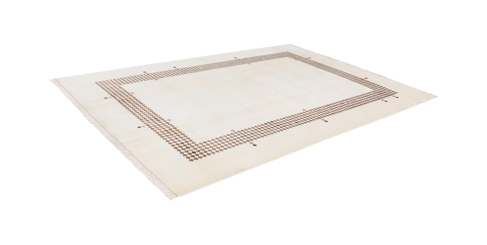 6' 10 x 10' 2 Hand Knotted Darya Wool Rug