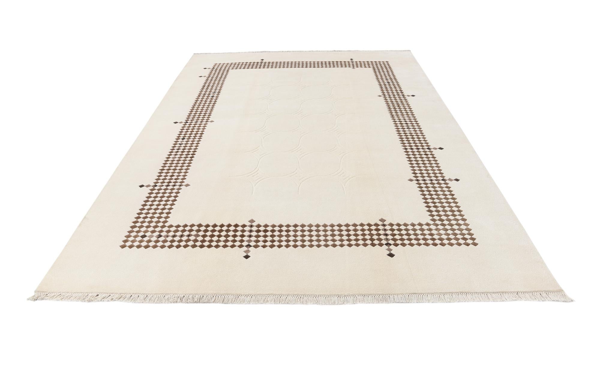 6' 10 x 10' 2 Hand Knotted Darya Wool Rug