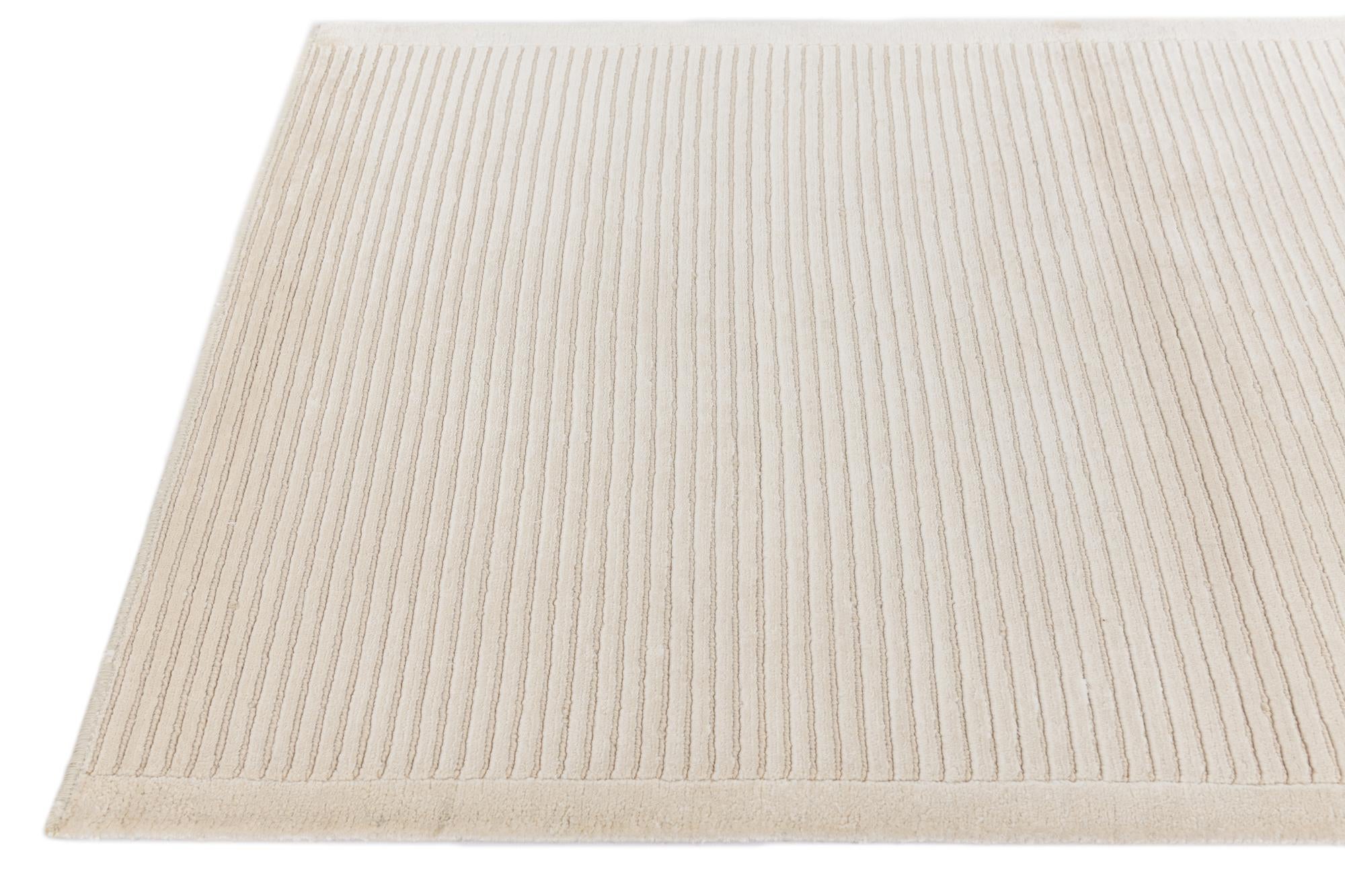 2' 8 x 4' 7 Hand Knotted Darya Wool Rug