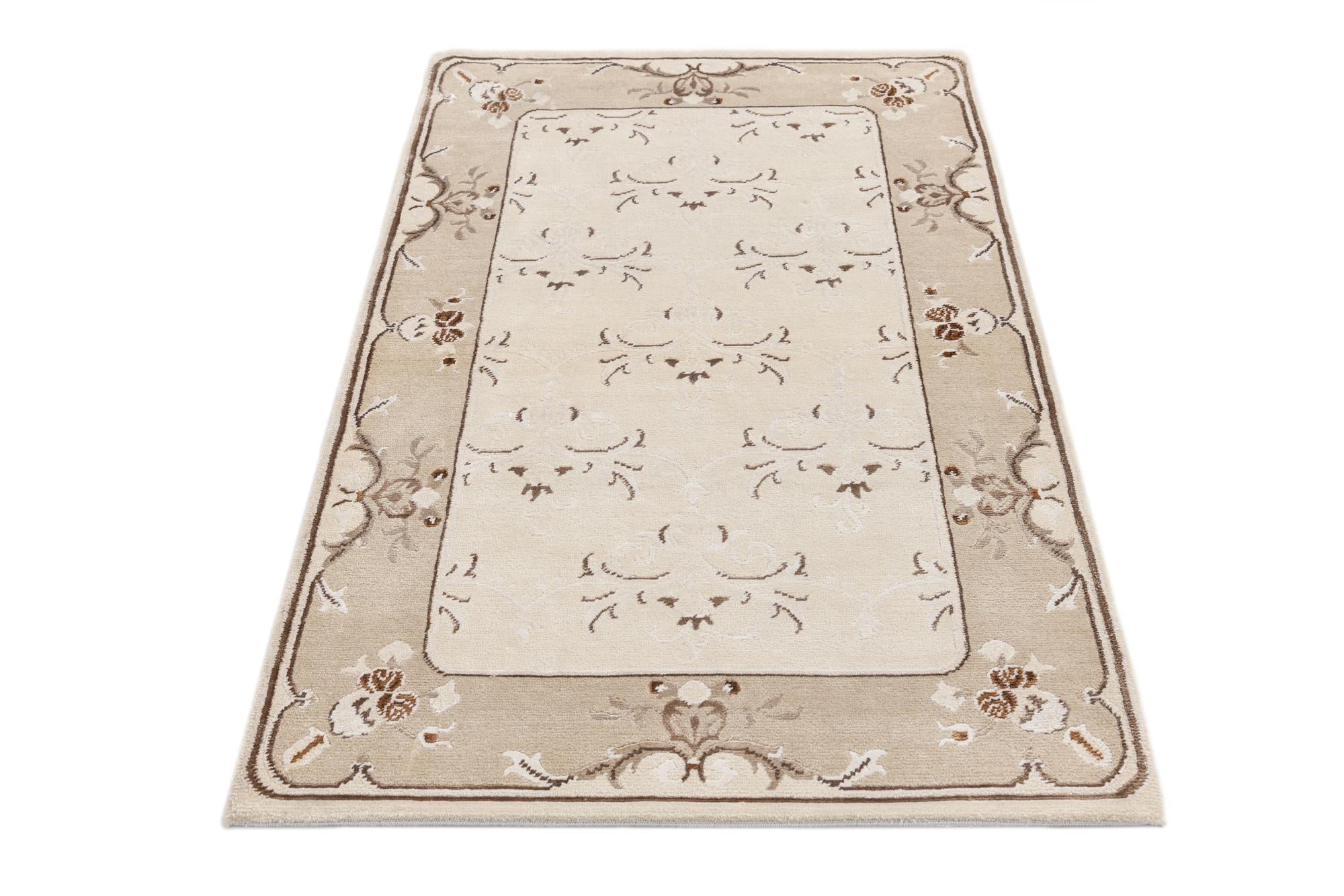 2' 11 x 5' 1 Hand Knotted Darya Wool Rug