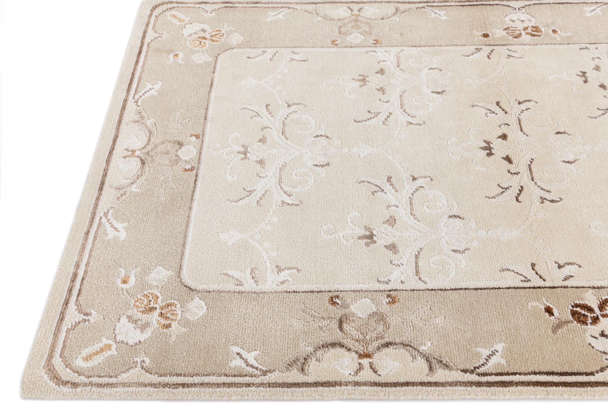 2' 11 x 5' 1 Hand Knotted Darya Wool Rug