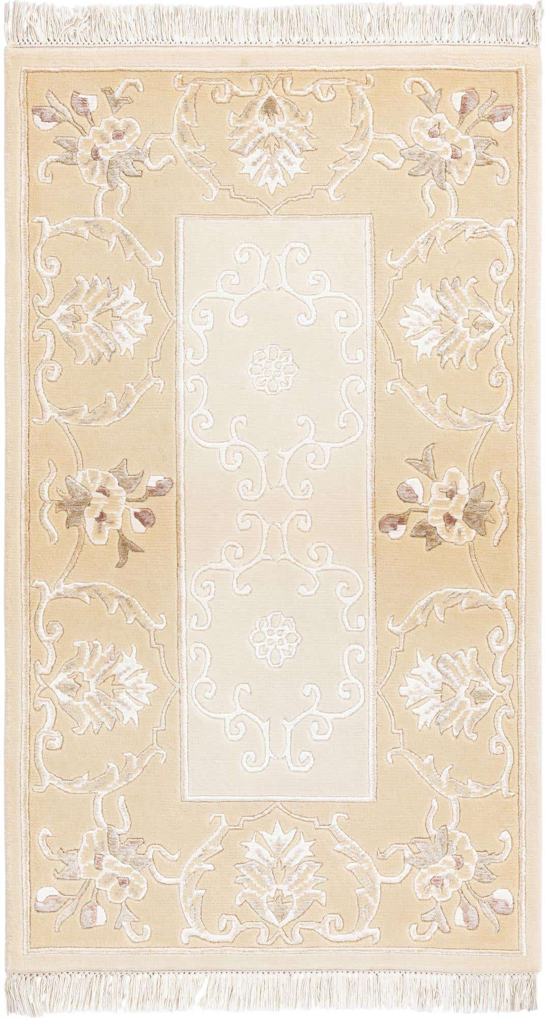 2' 9 x 4' 8 Hand Knotted Darya Wool Rug