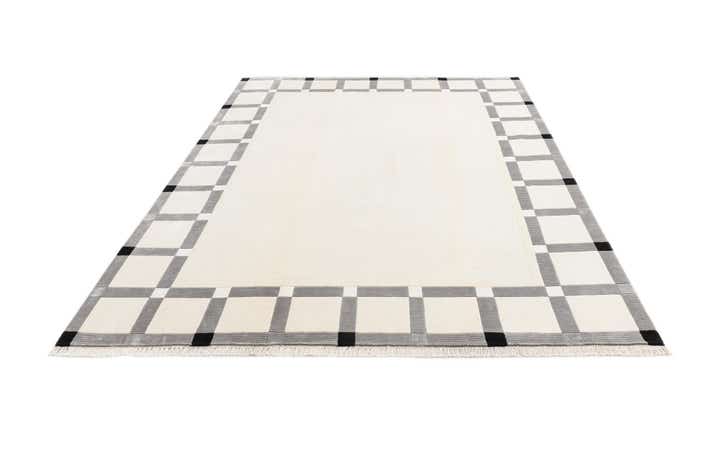 6' 11 x 9' 9 Hand Knotted Darya Wool Rug