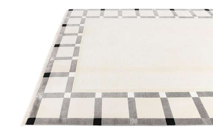 6' 11 x 9' 9 Hand Knotted Darya Wool Rug