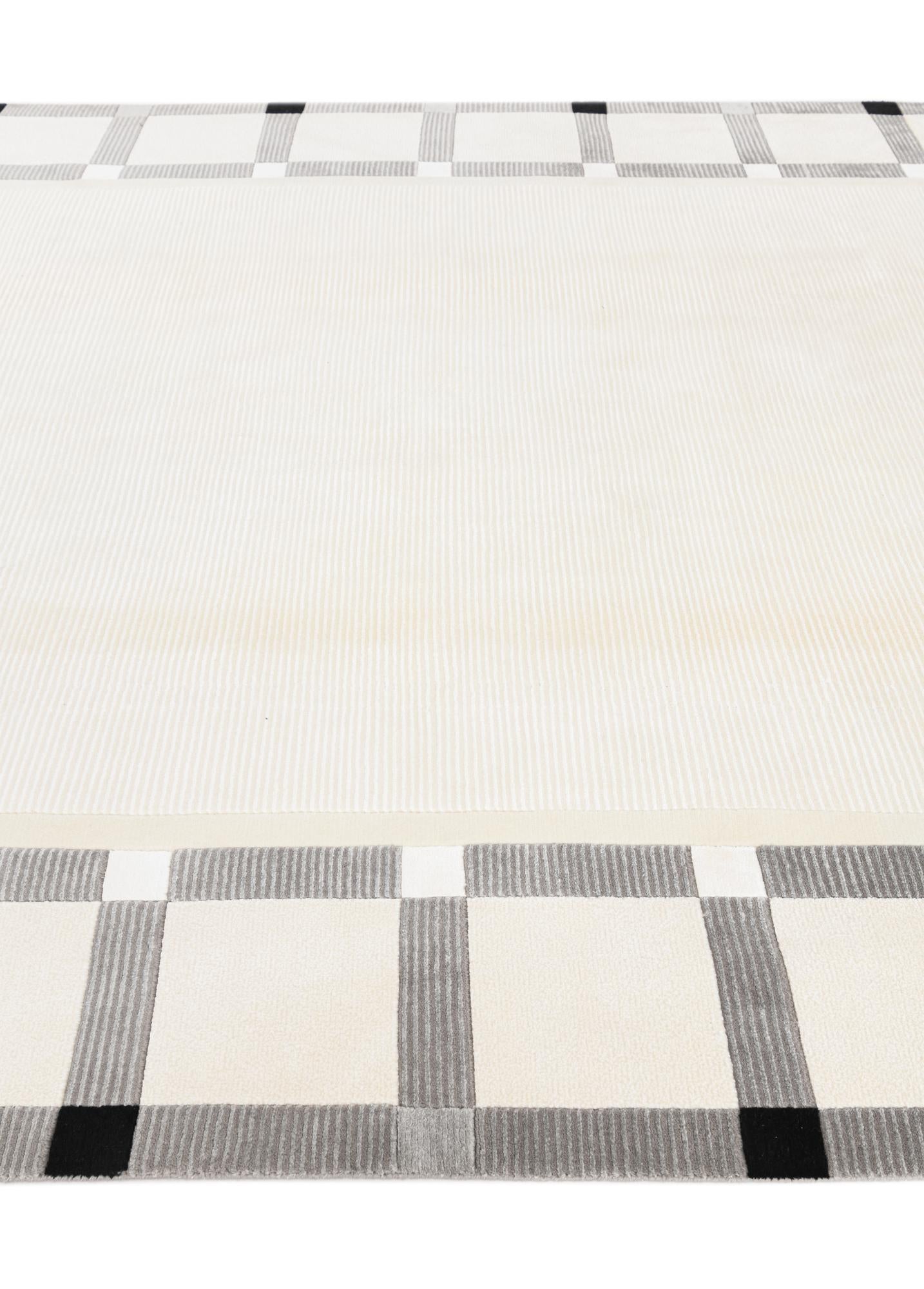 6' 11 x 9' 9 Hand Knotted Darya Wool Rug