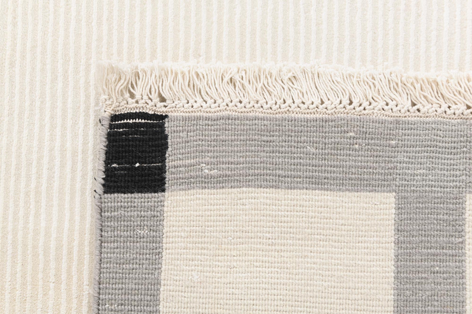 6' 11 x 9' 9 Hand Knotted Darya Wool Rug