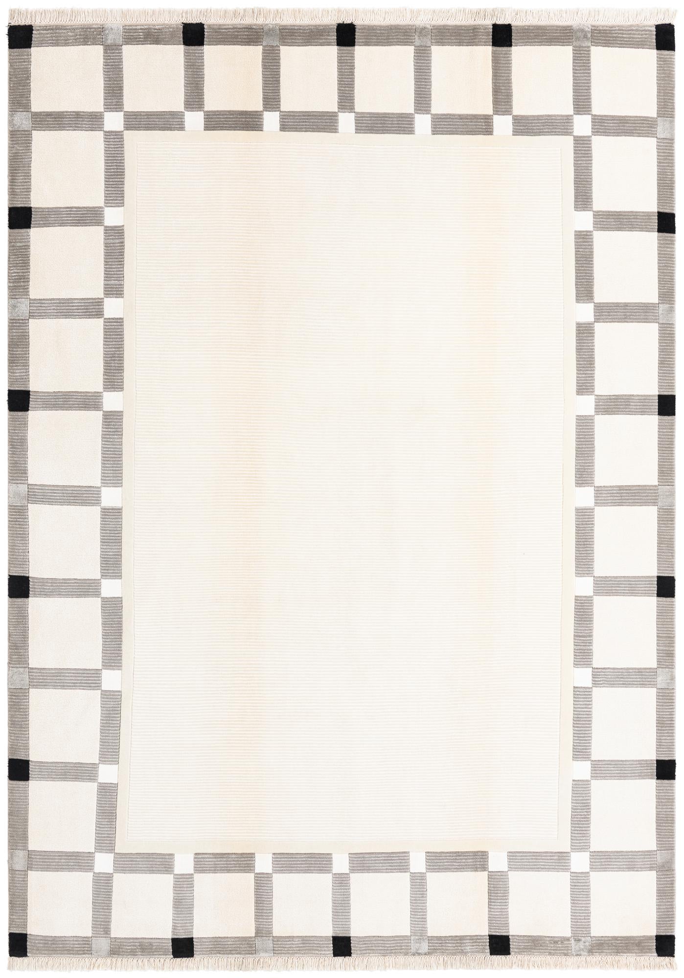 6' 11 x 9' 9 Hand Knotted Darya Wool Rug