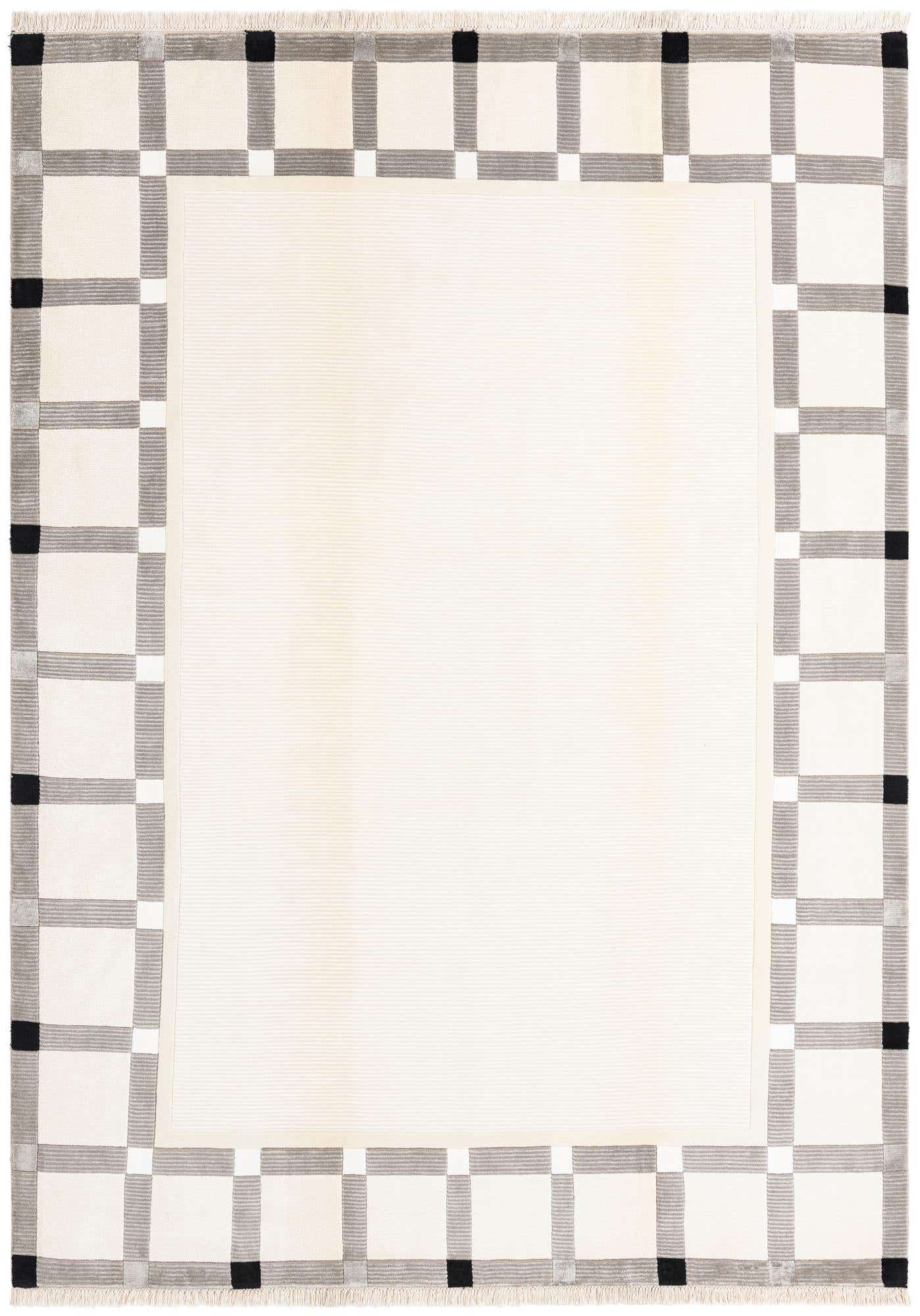 6' 11 x 9' 9 Hand Knotted Darya Wool Rug