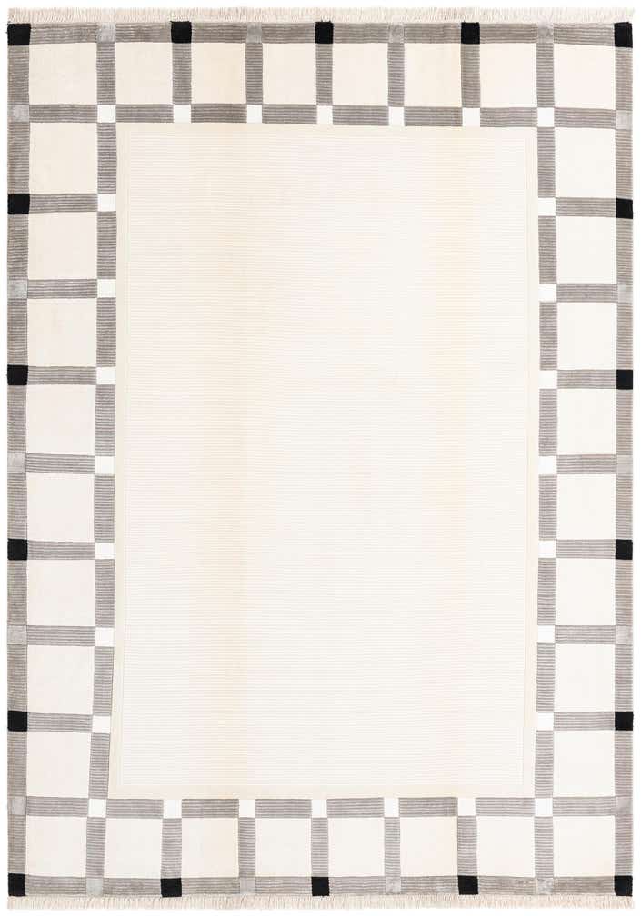 6' 11 x 9' 9 Hand Knotted Darya Wool Rug