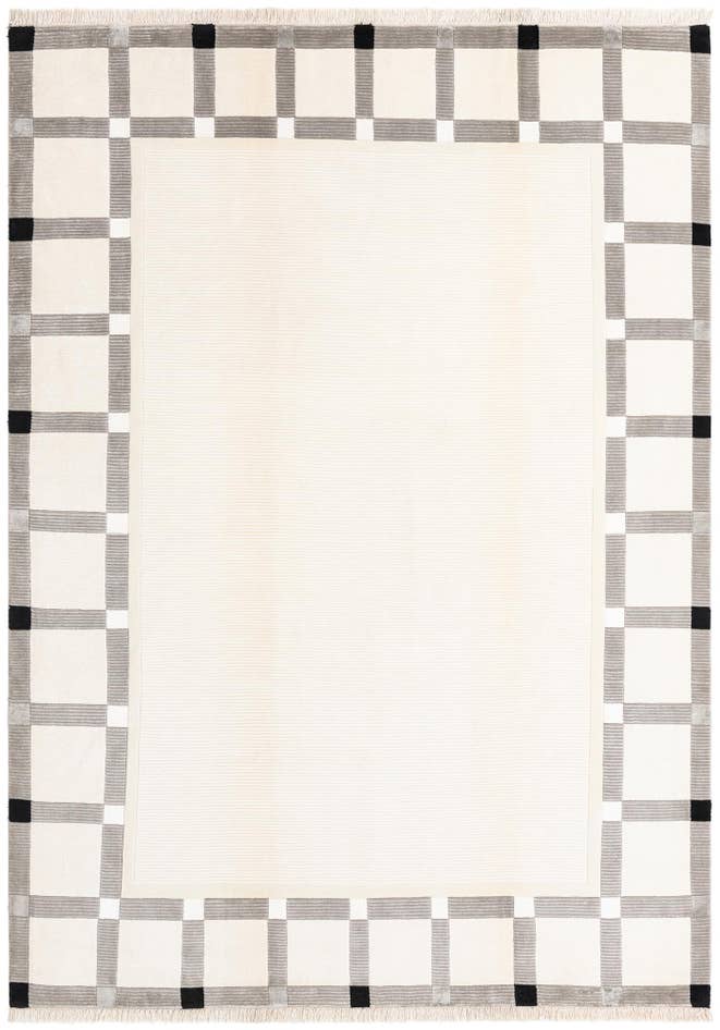 Detail image of 6' 11 x 9' 9 Hand Knotted Darya Wool Rug