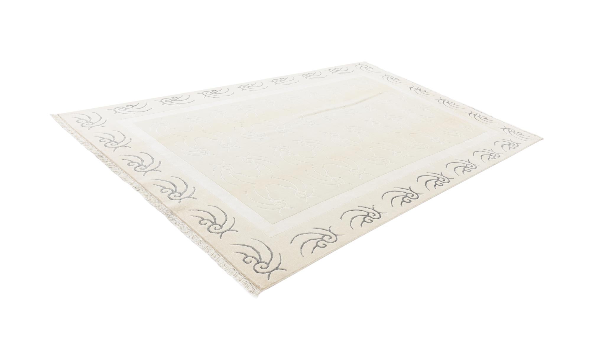 6' 5 x 9' 10 Hand Knotted Darya Wool Rug