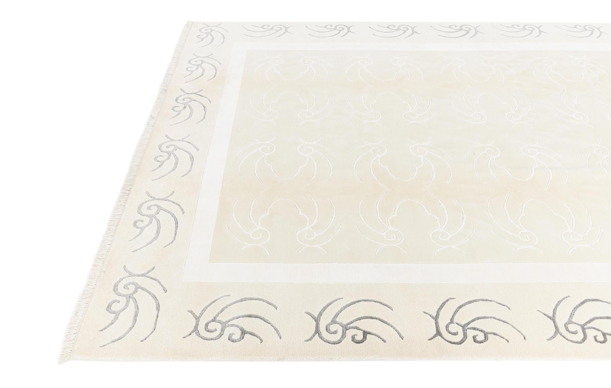 6' 5 x 9' 10 Hand Knotted Darya Wool Rug