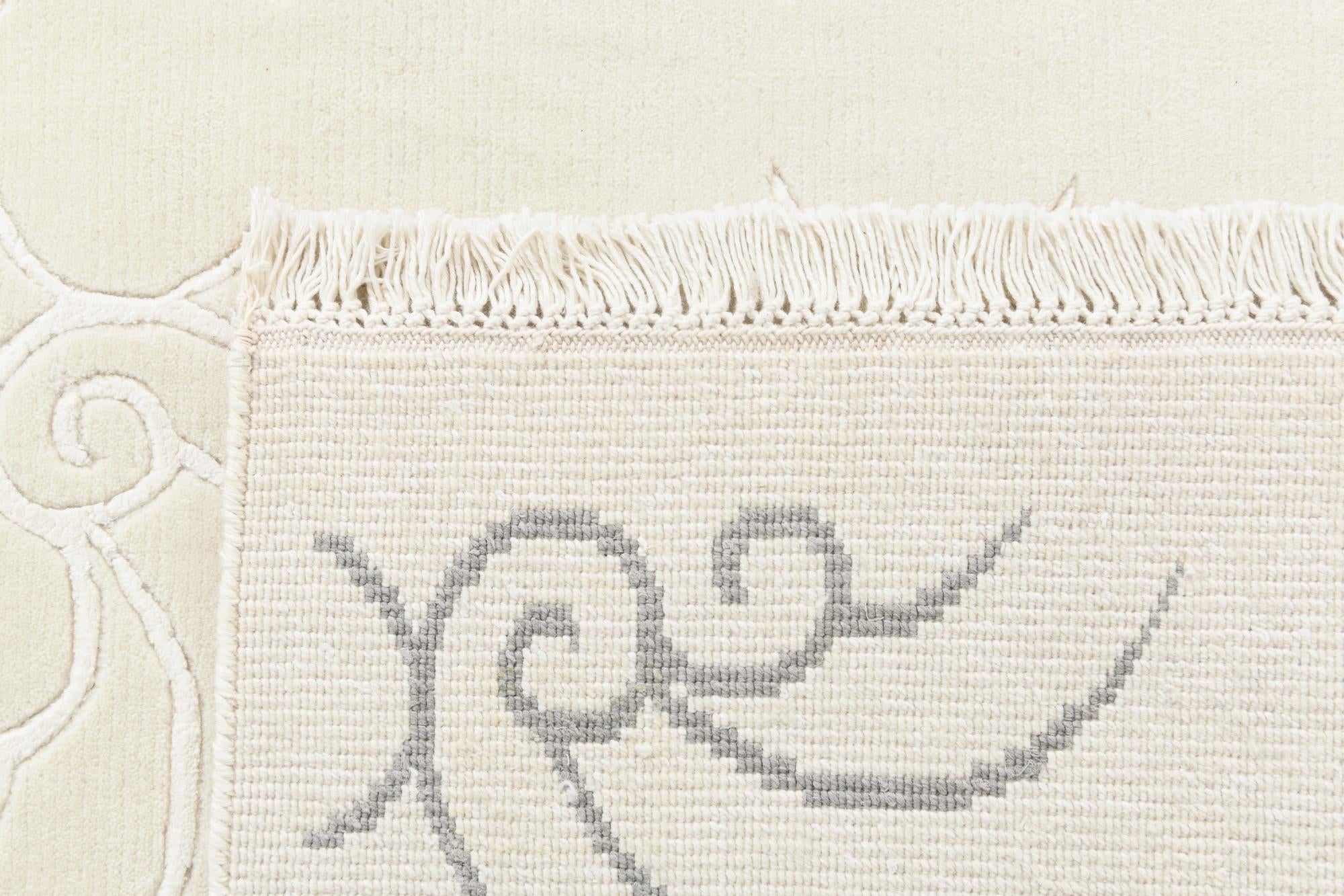 6' 5 x 9' 10 Hand Knotted Darya Wool Rug