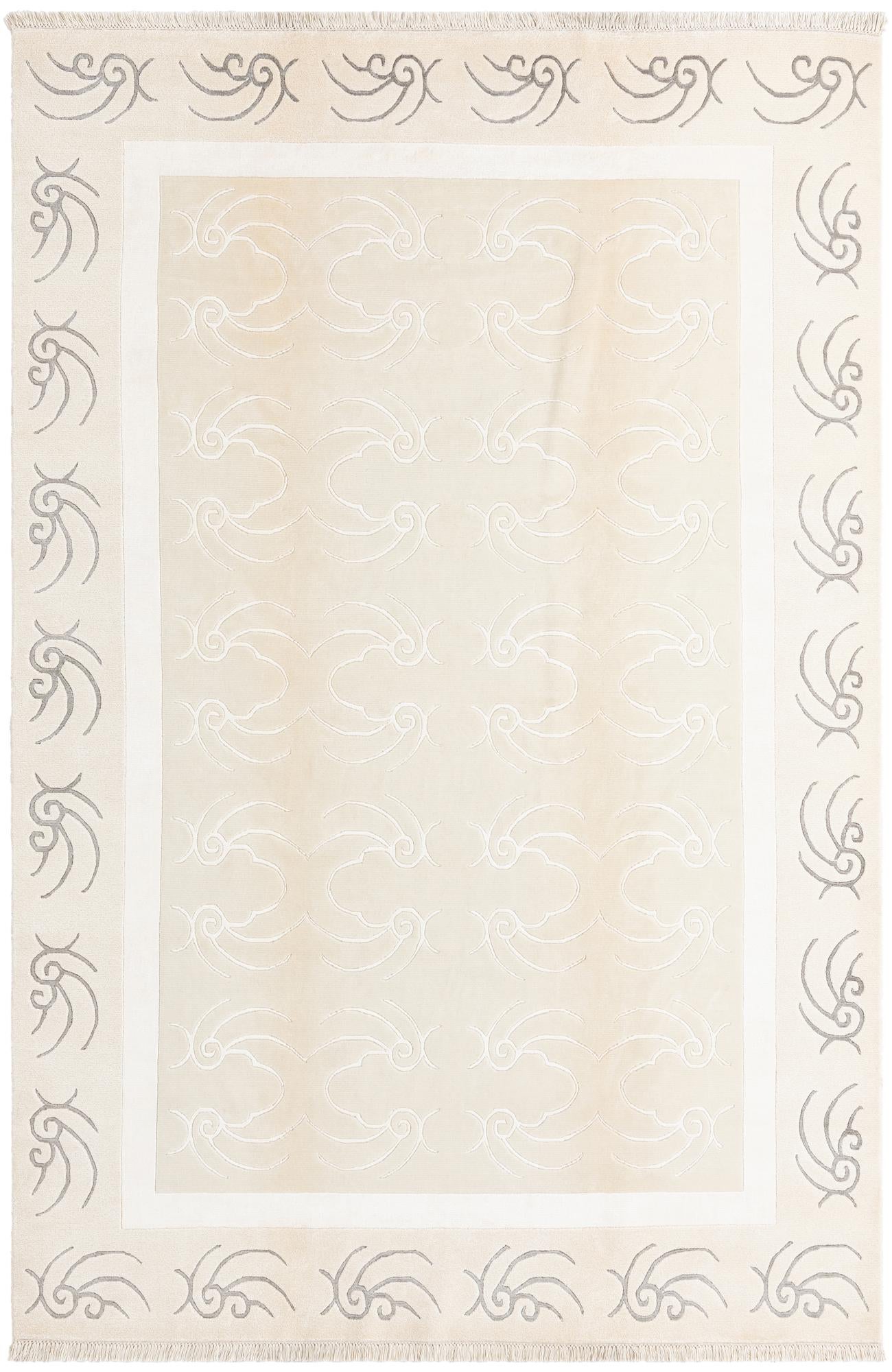 6' 5 x 9' 10 Hand Knotted Darya Wool Rug