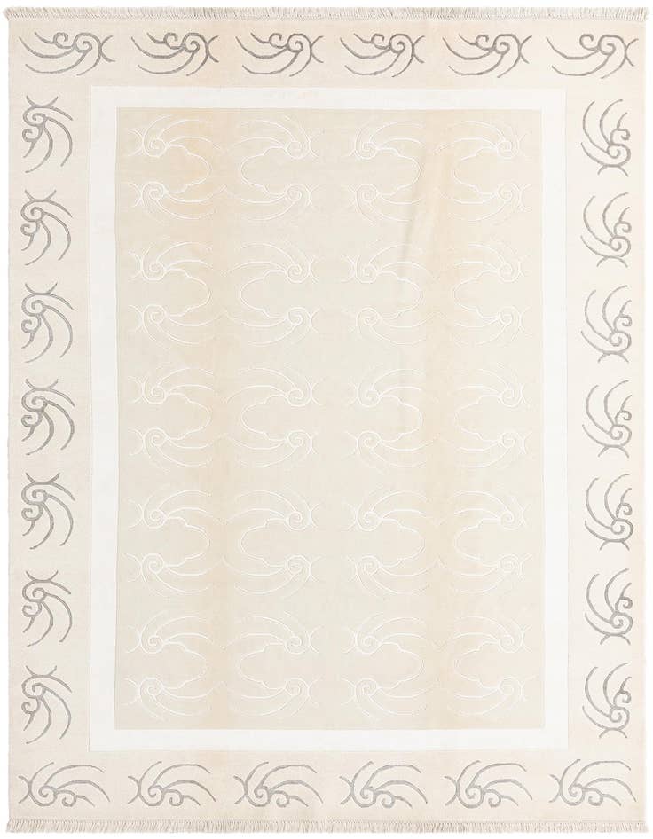 Detail image of 6' 5 x 9' 10 Hand Knotted Darya Wool Rug