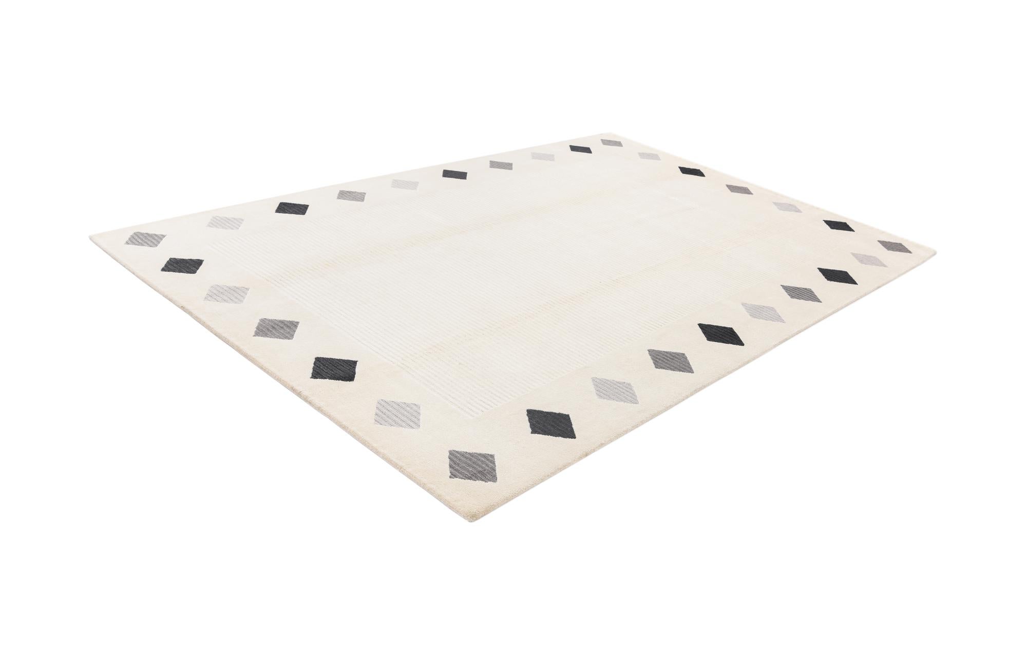 6' 8 x 9' 11 Hand Knotted Darya Wool Rug