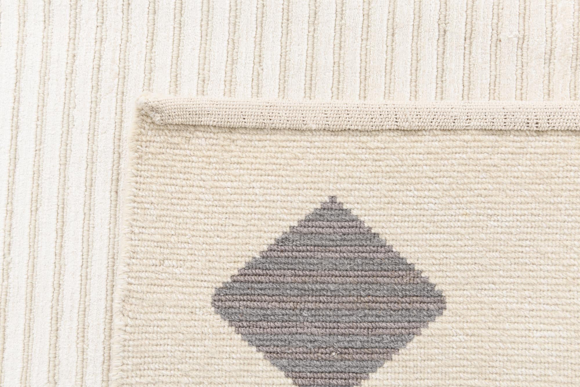 6' 8 x 9' 11 Hand Knotted Darya Wool Rug