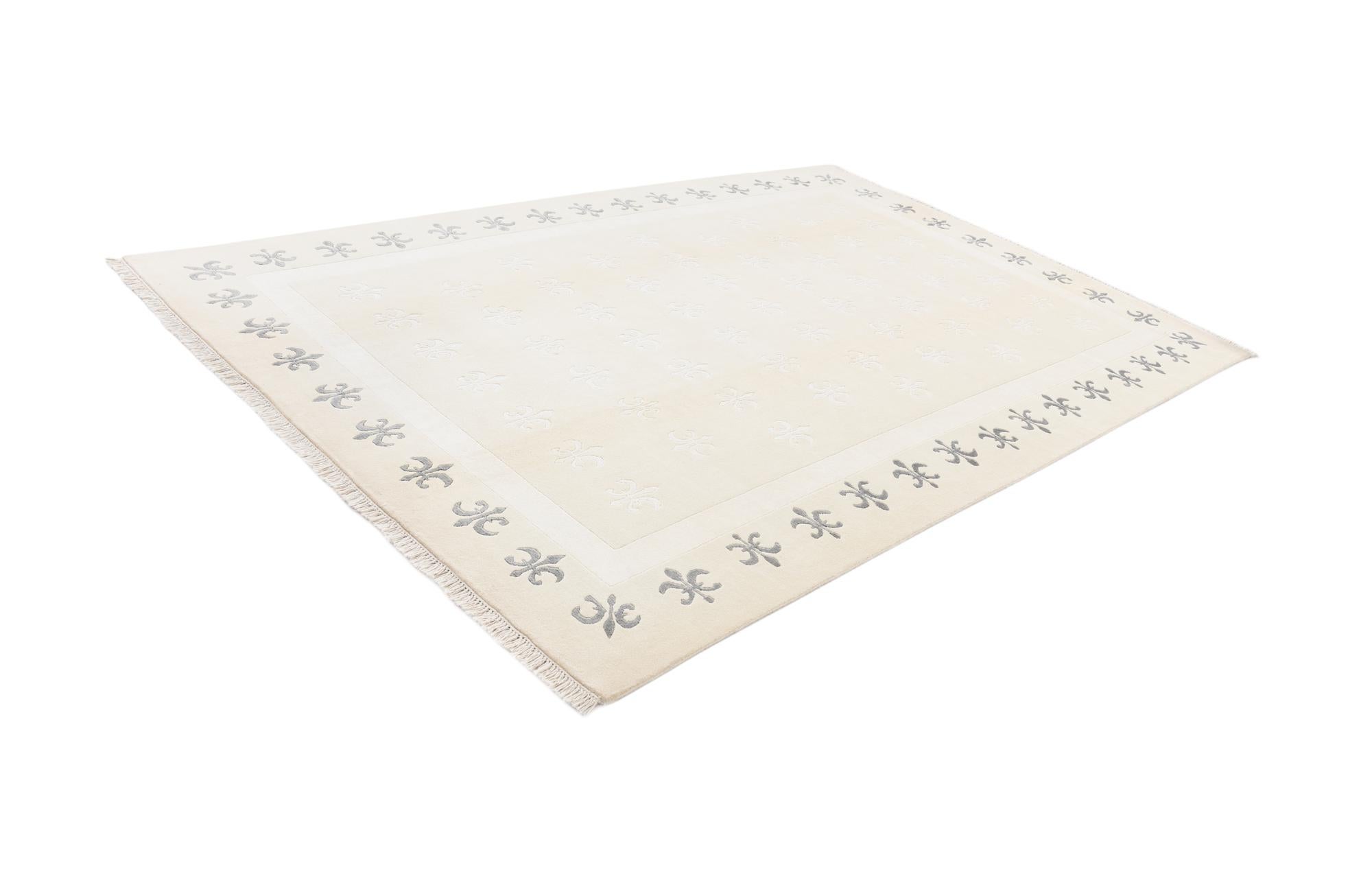 6' 9 x 9' 11 Hand Knotted Darya Wool Rug