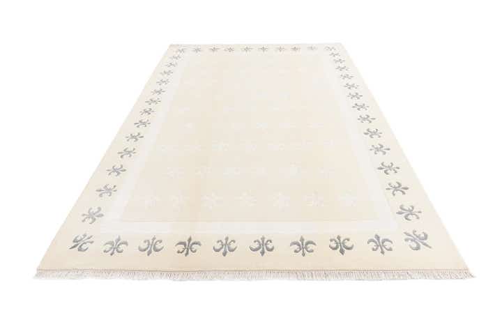 6' 9 x 9' 11 Hand Knotted Darya Wool Rug