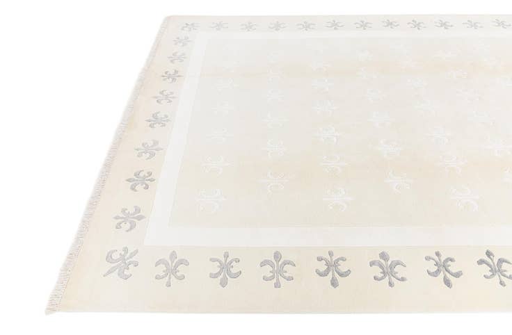 Detail image of 6' 9 x 9' 11 Hand Knotted Darya Wool Rug