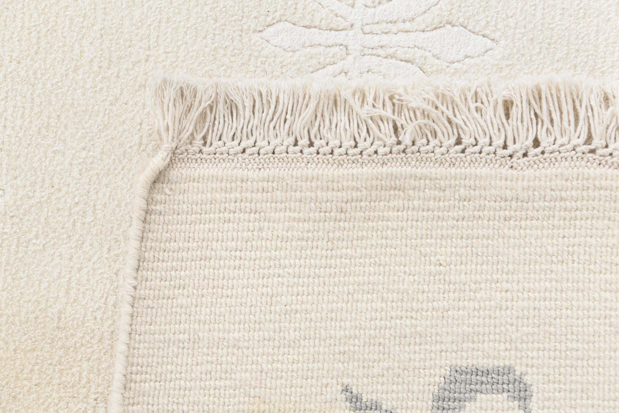 6' 9 x 9' 11 Hand Knotted Darya Wool Rug