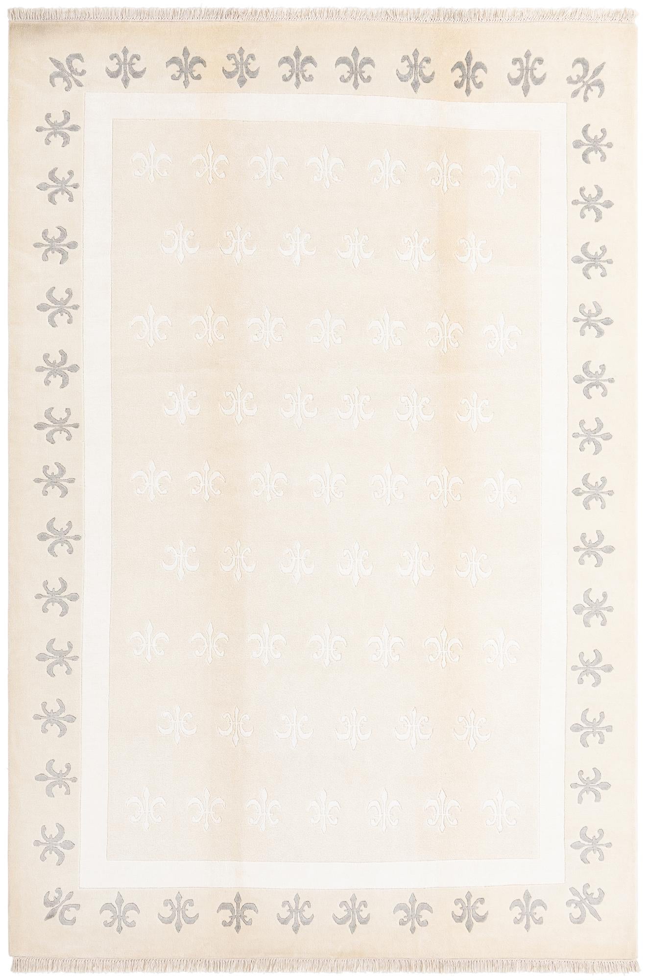 6' 9 x 9' 11 Hand Knotted Darya Wool Rug
