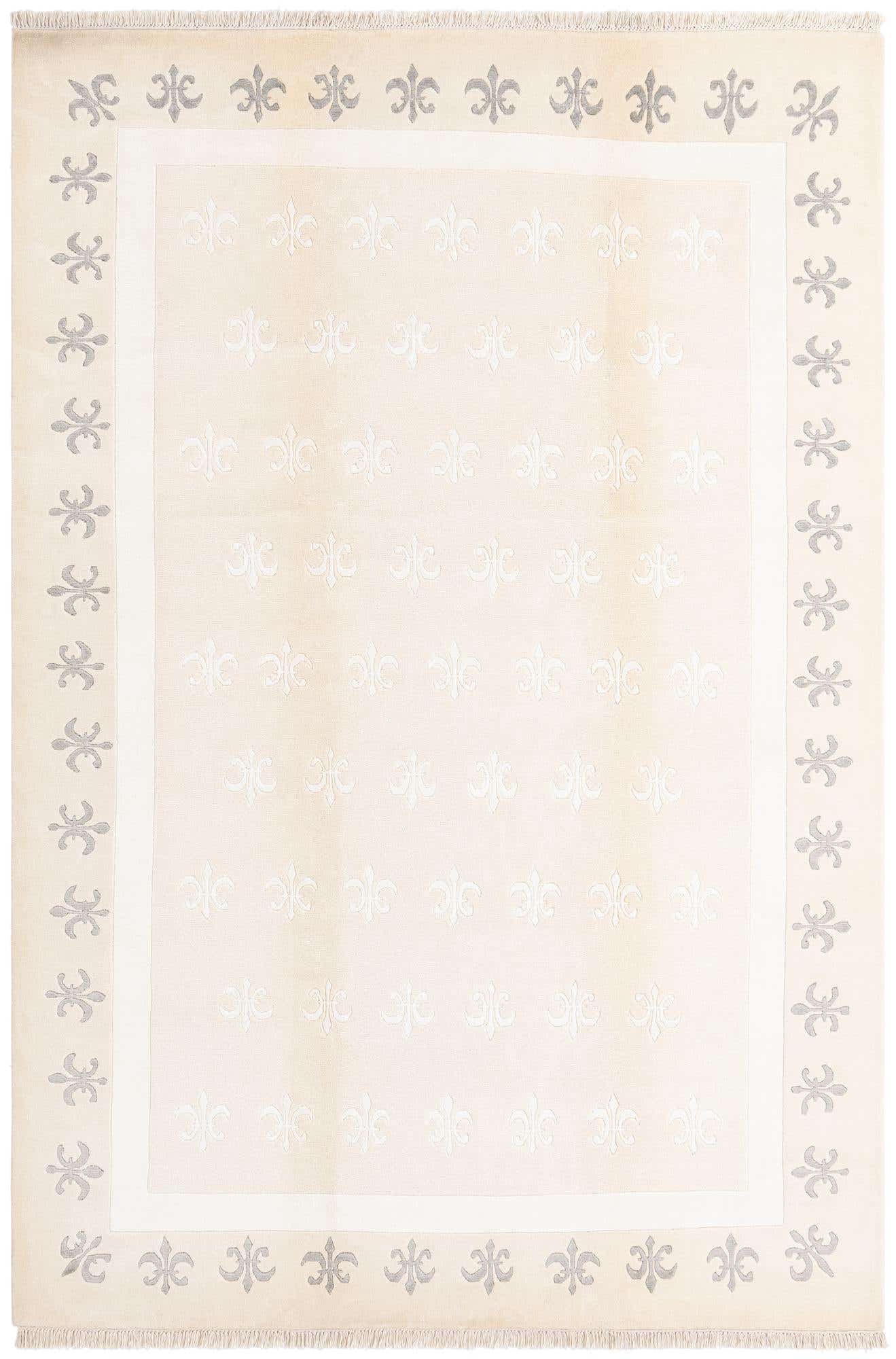 6' 9 x 9' 11 Hand Knotted Darya Wool Rug