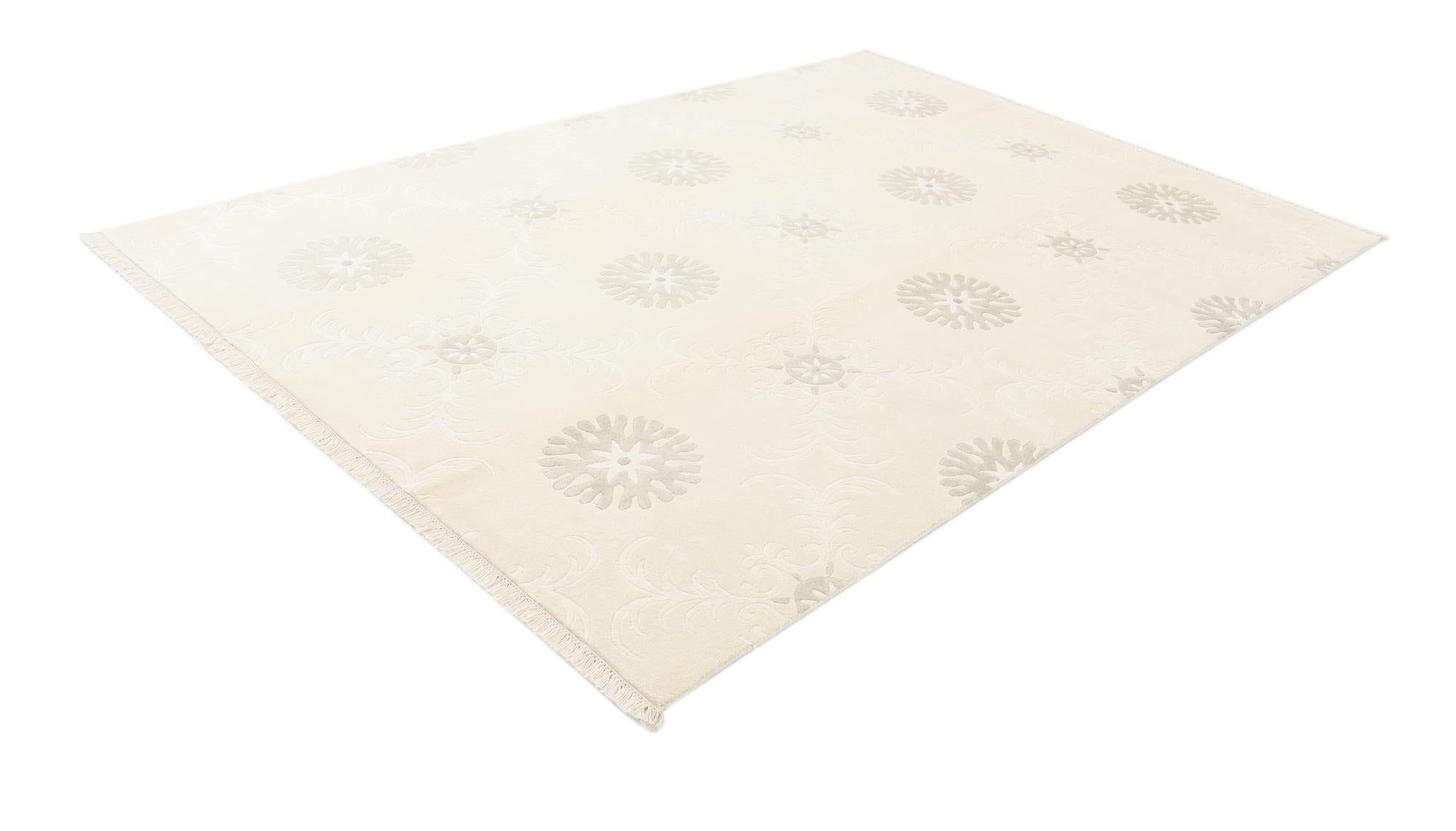 6' 9 x 9' 7 Hand Knotted Darya Wool Rug