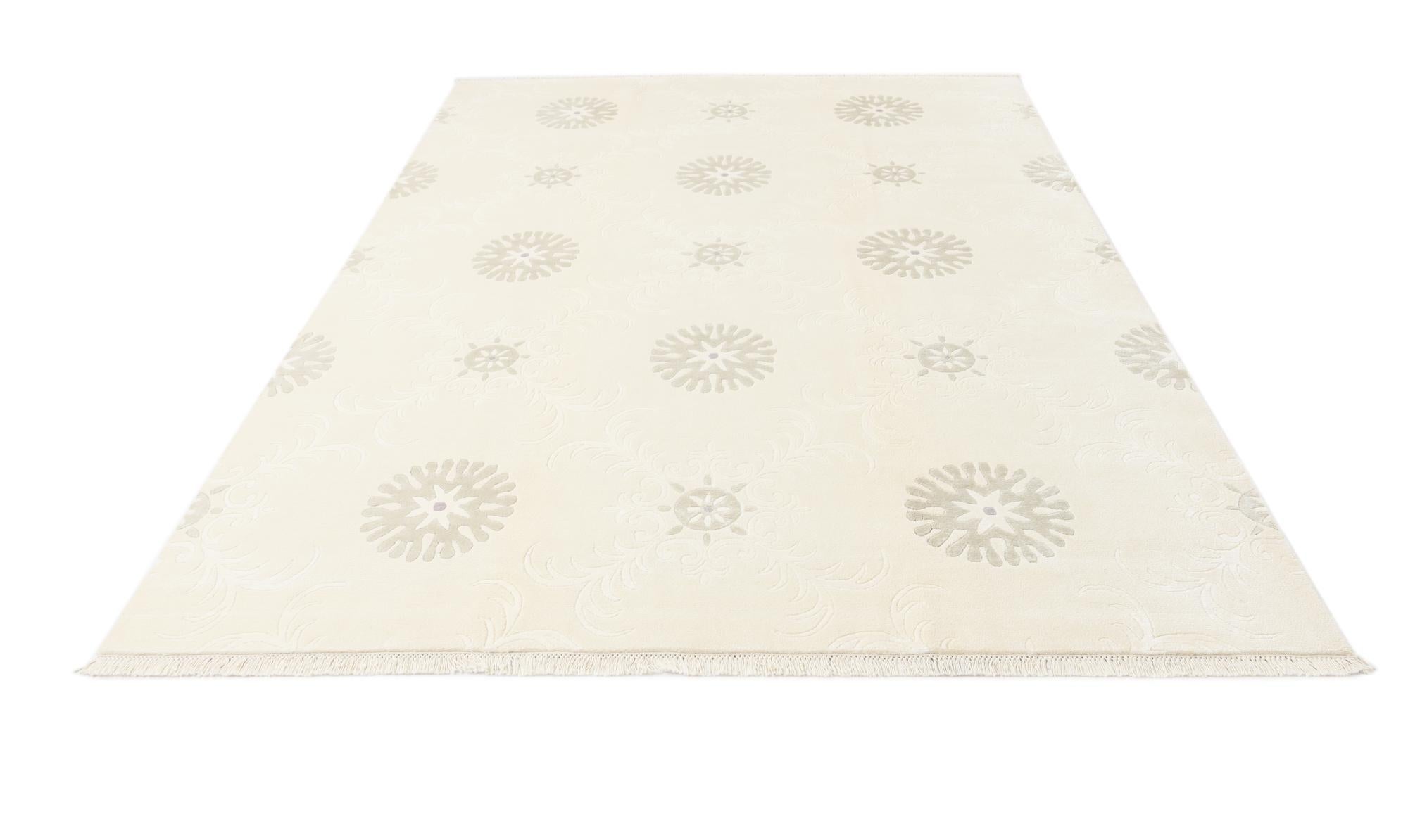 6' 9 x 9' 7 Hand Knotted Darya Wool Rug