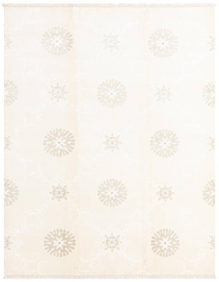 Detail image of 6' 9 x 9' 7 Hand Knotted Darya Wool Rug