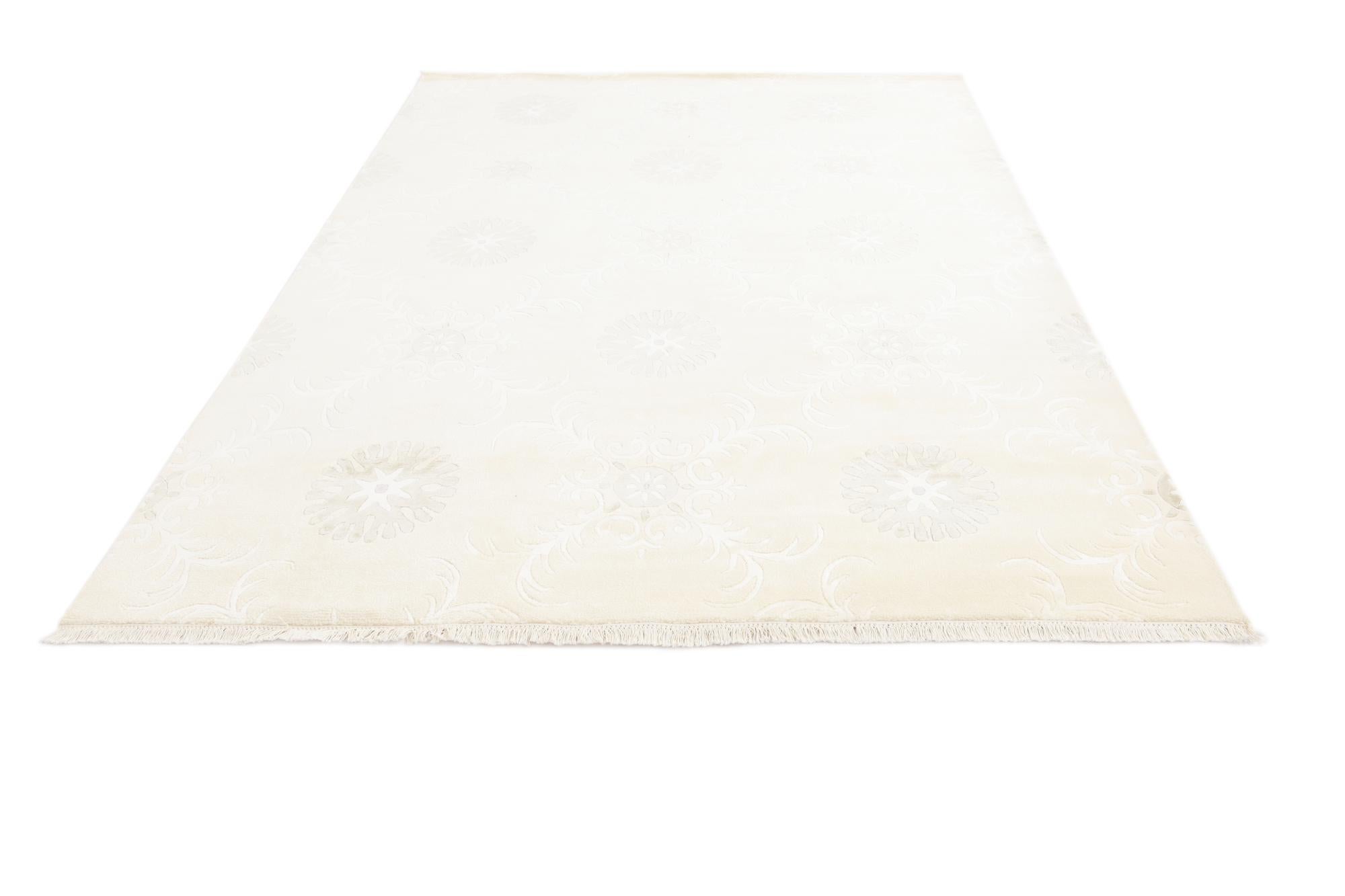 6' 9 x 9' 7 Hand Knotted Darya Wool Rug