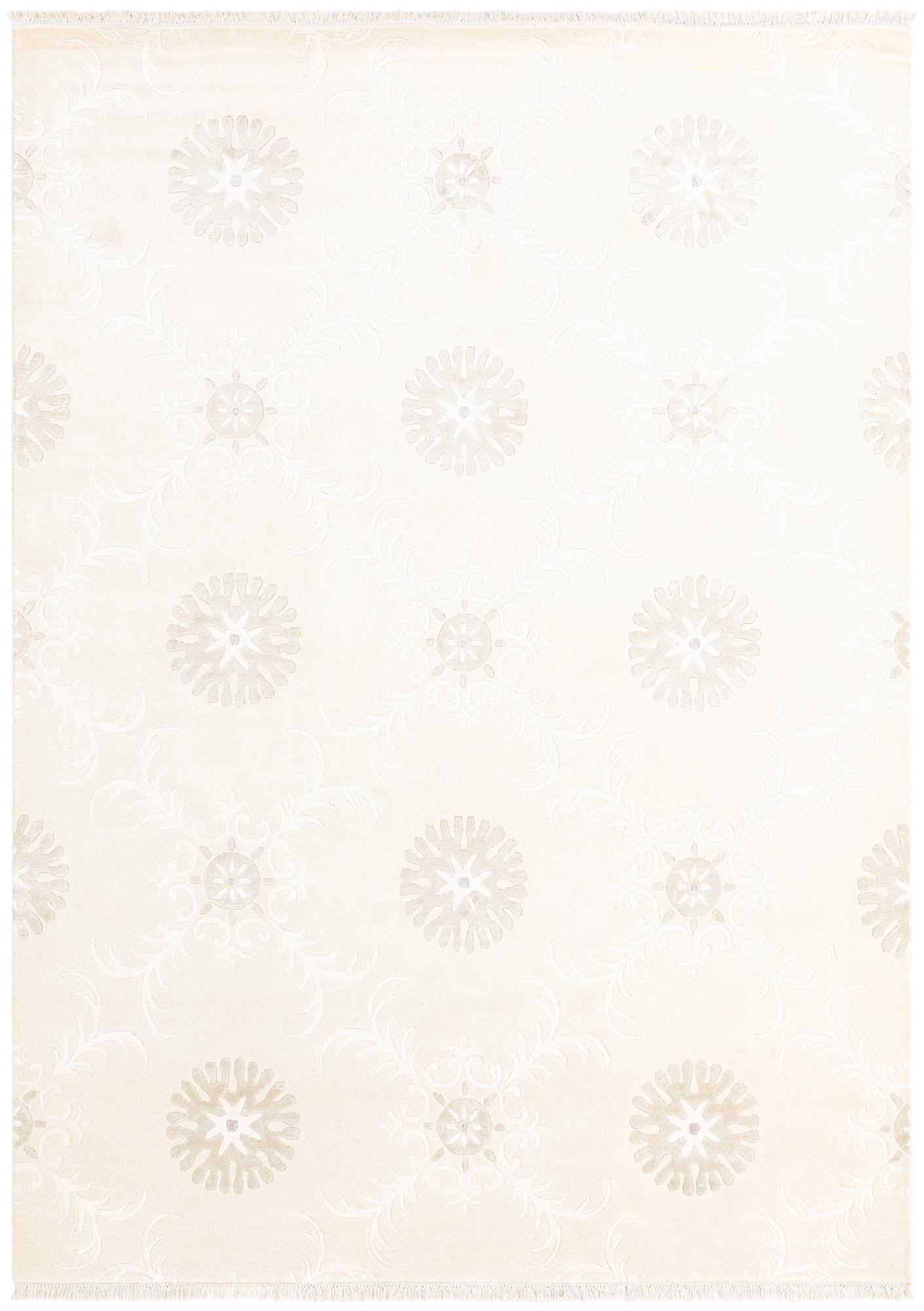 6' 9 x 9' 7 Hand Knotted Darya Wool Rug