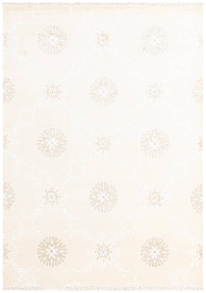 Detail image of 6' 9 x 9' 7 Hand Knotted Darya Wool Rug