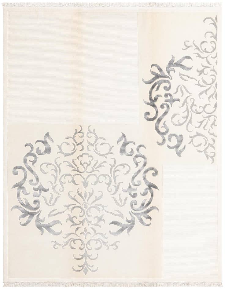 Detail image of 6' 6 x 9' 8 Hand Knotted Darya Wool Rug