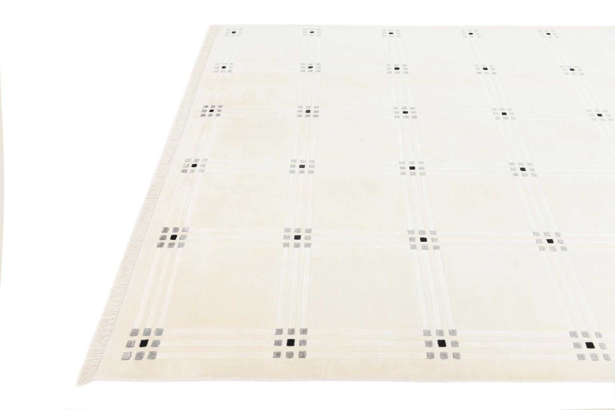 6' 5 x 9' 10 Hand Knotted Darya Wool Rug